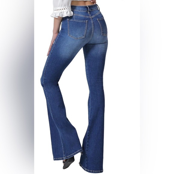 Vipones Bell Bottom High Waisted Flare Jeans - Picture 5 of 6